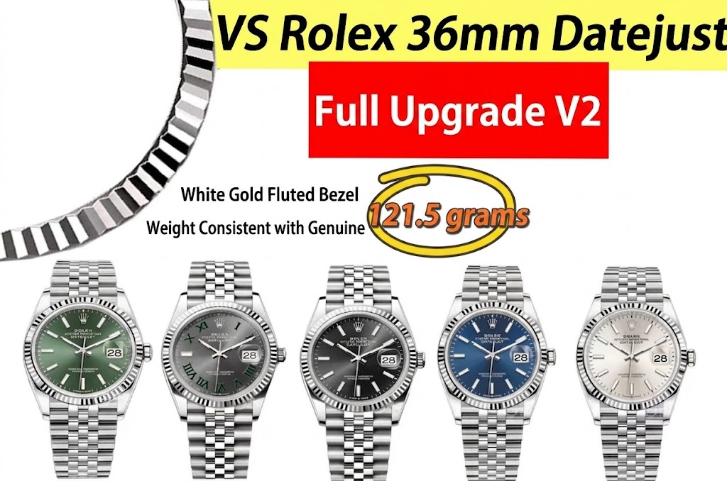 The Ultimate VS Factory Rolex Datejust 36mm V2 Review: The 121.5g Perfect Super Clone