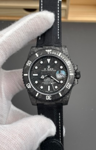 VS Factory Rolex Submariner Date “DiW Carbon Stealth” Forged Carbon Fiber (Custom Edition) 1:1 Super Clone – DD3135 Movement