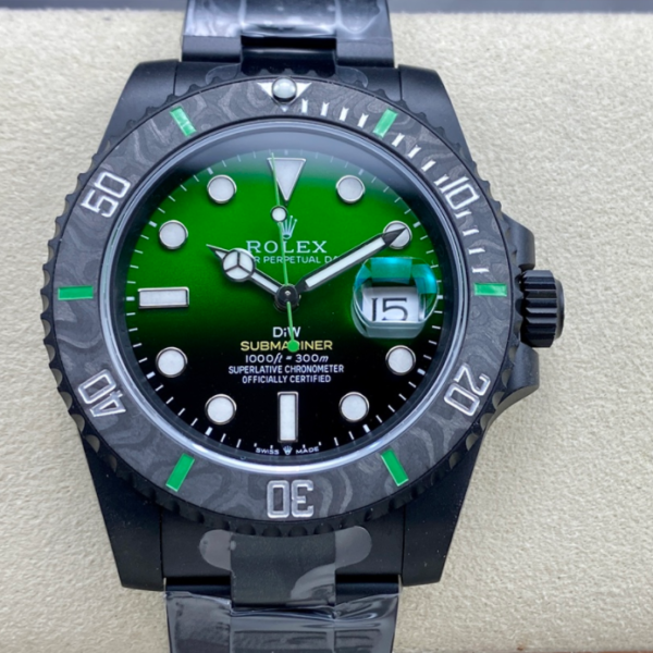 VS Factory Rolex Submariner Date “DiW Emerald” Custom Green Gradient Dial 1:1 Super Clone – DD3135 Movement