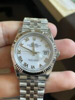 VS Factory Rolex Datejust 36mm White Roman Dial (126234) 1:1 Super Clone – DD3235 Movement - Image 2