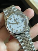 VS Factory Rolex Datejust 36mm White Roman Dial (126234) 1:1 Super Clone – DD3235 Movement - Image 3