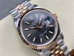 VS Factory Rolex Datejust 36mm Two-Tone Rose Gold Sunburst Slate Dial Jubilee Bracelet (126231) 1:1 Super Clone – DD3235 Movement - Image 3