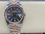 VS Factory Rolex Datejust 36mm Two-Tone Rose Gold Sunburst Slate Dial Jubilee Bracelet (126231) 1:1 Super Clone – DD3235 Movement - Image 2