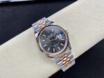 VS Factory Rolex Datejust 36mm Two-Tone Rose Gold Sunburst Slate Dial Jubilee Bracelet (126231) 1:1 Super Clone – DD3235 Movement - Image 4