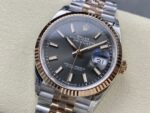 VS Factory Rolex Datejust 36mm Two-Tone Rose Gold Sunburst Slate Dial Jubilee Bracelet (126231) 1:1 Super Clone – DD3235 Movement - Image 5