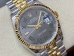 VS Factory Rolex Datejust 41mm Two-Tone Yellow Gold “Wimbledon” Dial Jubilee Bracelet (126333) 1:1 Super Clone – DD3235 Movement - Image 3