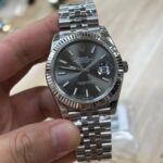 VS Factory Rolex Datejust 41mm Sunburst Slate Dial Fluted Bezel Jubilee Bracelet (126334) 1:1 Super Clone – DD3235 Movement