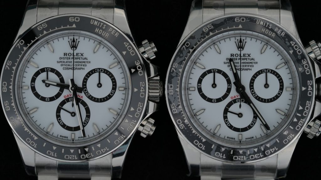 VSF vs Clean Factory Rolex Daytona 126500LN Panda dial comparison