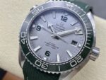 VS Factory Omega Seamaster Planet Ocean 600M 43.5mm Grey Dial Green Ceramic Bezel Green Rubber Strap (215.32.44.21.06.001) 1:1 Super Clone – DD8900 Movement - Image 3