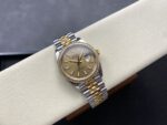VS Factory Rolex Datejust 36 Two-Tone Yellow Gold Diamond Bezel Golden Fluted Motif (126283RBR) 1:1 Super Clone – DD3235 Movement - Image 6
