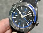 VS Factory Omega Seamaster Planet Ocean 600M GMT “Deep Black” Blue Ceramic (215.92.46.22.01.002) 1:1 Super Clone – DD8906 Movement - Image 3