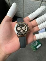 VS Factory Rolex Cosmograph Daytona “Black Diamond” Everose Gold Rubeer Strap(126515LN) 1:1 Super Clone – DD4131 Movement - Image 5