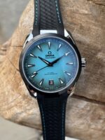 VS Factory Omega Seamaster Aqua Terra 150M 41mm Gradient Turquoise Dial Ceramic Bezel (220.32.41.21.03.001) 1:1 Super Clone – DD8900 Movement - Image 2