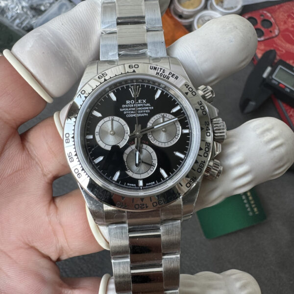 VS Factory Rolex Cosmograph Daytona 40mm Black Dial (116520) 1:1 Super Clone – DD4131 Movement