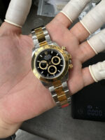 VS Factory Rolex Cosmograph Daytona Two-Tone Yellow Gold Black Dial (126503) 1:1 Super Clone – DD4131 Movement - Image 10