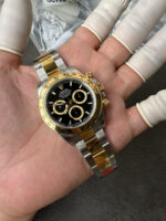 VS Factory Rolex Cosmograph Daytona Two-Tone Yellow Gold Black Dial (126503) 1:1 Super Clone – DD4131 Movement - Image 9
