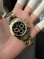 VS Factory Rolex Cosmograph Daytona Two-Tone Yellow Gold Black Dial (126503) 1:1 Super Clone – DD4131 Movement - Image 5