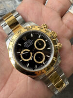 VS Factory Rolex Cosmograph Daytona Two-Tone Yellow Gold Black Dial (126503) 1:1 Super Clone – DD4131 Movement - Image 8
