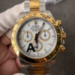 VS Factory Rolex Cosmograph Daytona Two-Tone Yellow Gold White Dial (126503) 1:1 Super Clone – DD4131 Movement