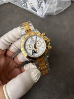 VS Factory Rolex Cosmograph Daytona Two-Tone Yellow Gold White Dial (126503) 1:1 Super Clone – DD4131 Movement - Image 7