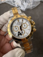 VS Factory Rolex Cosmograph Daytona Two-Tone Yellow Gold White Dial (126503) 1:1 Super Clone – DD4131 Movement - Image 3