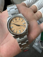 VS Factory Rolex Oyster Perpetual 36mm Candy Pink Lacquer Dial Smooth Bezel Oyster Bracelet (126000) 1:1 Super Clone – DD3230 Movement - Image 3