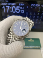 VS Factory Rolex Datejust 36mm Blue Fluted Motif Dial Jubilee Bracelet (126234) 1:1 Super Clone – DD3235 Movement - Image 4