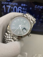 VS Factory Rolex Datejust 41mm Green Fluted Motif Dial Fluted Bezel Jubilee Bracelet (126334) 1:1 Super Clone – DD3235 Movement - Image 4