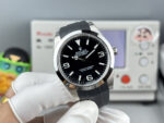VS Factory Rolex Explorer 39mm Black “3-6-9” Dial Smooth Bezel Oysterflex Strap (214270 Custom) 1:1 Super Clone – DD3230 Movement - Image 4