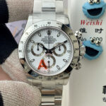 VS Factory Rolex Cosmograph Daytona White Dial Steel Bezel (116520) 1:1 Super Clone – DD4130 Movement