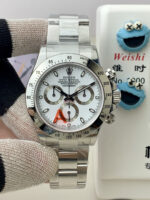 VS Factory Rolex Cosmograph Daytona White Dial Steel Bezel (116520) 1:1 Super Clone – DD4130 Movement