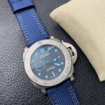 VS Factory Panerai Submersible 47mm Matte Titanium / Electric Blue Accents 1:1 Super Clone – DDP.9010 Movement - Image 6