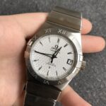 VS Factory Omega Constellation Co-Axial 38mm Silver Textured Dial (123.10.38.21.02.001) 1:1 Super Clone – DD8500 Movement - Image 10