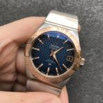 VS Factory Omega Constellation Co-Axial 38mm Two-Tone Sedna Gold Blue Dial (123.20.38.21.03.002) 1:1 Super Clone – DD8500 Movement - Image 5