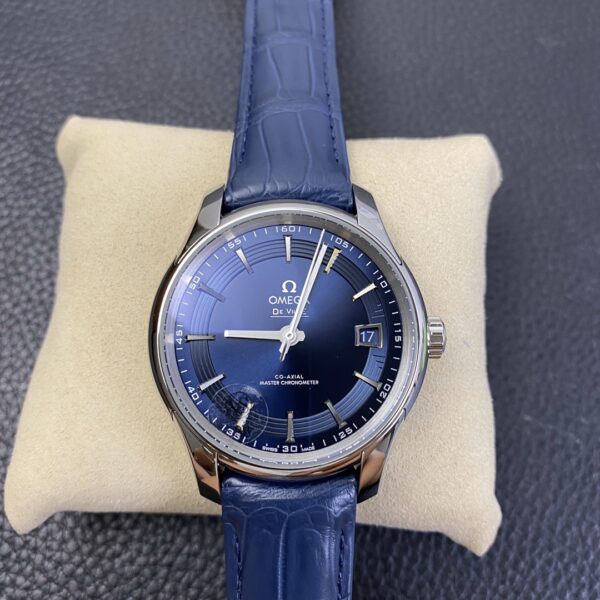 VS Factory Omega De Ville Hour Vision 41mm Blue Dial (433.13.41.21.03.001) 1:1 Super Clone – DD8900 Movement
