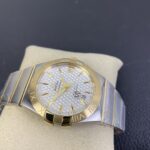VS Factory Omega Constellation Co-Axial 38mm Two-Tone Yellow Gold (123.20.38.21.02.001) 1:1 Super Clone – DD8500 Movement - Image 7