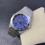 VS Factory Omega Constellation Co-Axial 38mm Blue Textured Dial (123.10.38.21.03.001) 1:1 Super Clone -DD8500 Movement - Image 7