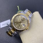 VS Factory Rolex Datejust 41mm Champagne Sunburst Dial Fluted Bezel Oyster Bracelet (126333) 1:1 Super Clone – DD3235 Movement - Image 5