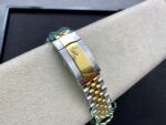 VS Factory Rolex Datejust 41mm Two-Tone Yellow Gold Green Dial Fluted Bezel Jubilee Bracelet (126333) 1:1 Super Clone – DD3235 Movement - Image 9