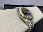 VS Factory Rolex Datejust 41mm Two-Tone Yellow Gold Green Dial Fluted Bezel Jubilee Bracelet (126333) 1:1 Super Clone – DD3235 Movement - Image 7