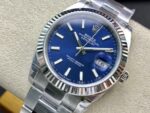 VS Factory Rolex Datejust 41mm Blue Sunburst Dial Fluted Bezel Oyster Bracelet (126334) 1:1 Super Clone – DD3235 Movement - Image 3
