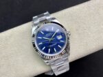 VS Factory Rolex Datejust 41mm Blue Sunburst Dial Fluted Bezel Oyster Bracelet (126334) 1:1 Super Clone – DD3235 Movement - Image 4