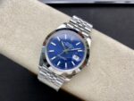 VS Factory Rolex Datejust 41mm Blue Sunburst Dial Smooth Bezel Jubilee Bracelet (126300) 1:1 Super Clone – DD3235 Movement - Image 5