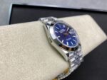 VS Factory Rolex Datejust 41mm Blue Sunburst Dial Smooth Bezel Jubilee Bracelet (126300) 1:1 Super Clone – DD3235 Movement - Image 7