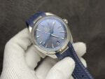 VS Factory Omega Seamaster Aqua Terra 150M 41mm Blue Dial Blue Rubber (220.12.41.21.03.002) 1:1 Super Clone -DD8900 Movement - Image 6