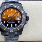 VS Factory Rolex Submariner Date “DiW Orange Gradient” PVD & Carbon Bezel 1:1 Super Clone – DD3135 Movement