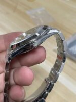 VS Factory Rolex Datejust 41mm Black Sunburst Dial Smooth Bezel Oyster Bracelet (126300) 1:1 Super Clone – DD3235 Movement - Image 7