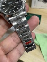 VS Factory Rolex Datejust 41mm Sunburst Slate Dial Fluted Bezel Oyster Bracelet (126334) 1:1 Super Clone – DD3235 Movement - Image 4