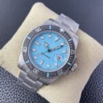 VS Factory Rolex Submariner Date “DiW Tiffany Blue” Carbon Bezel & Matte Case 1:1 Super Clone – DD3135 Movement - Image 6