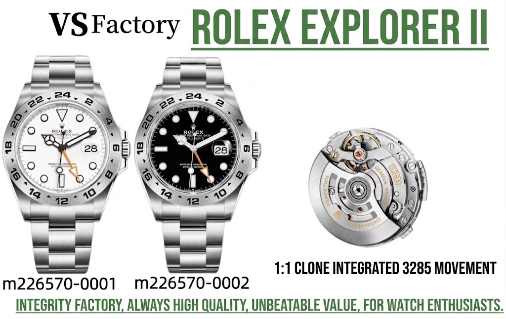 The Ultimate VS Factory Rolex Explorer II (Ref. 226570) Review: The 3285 Super Clone Arrives